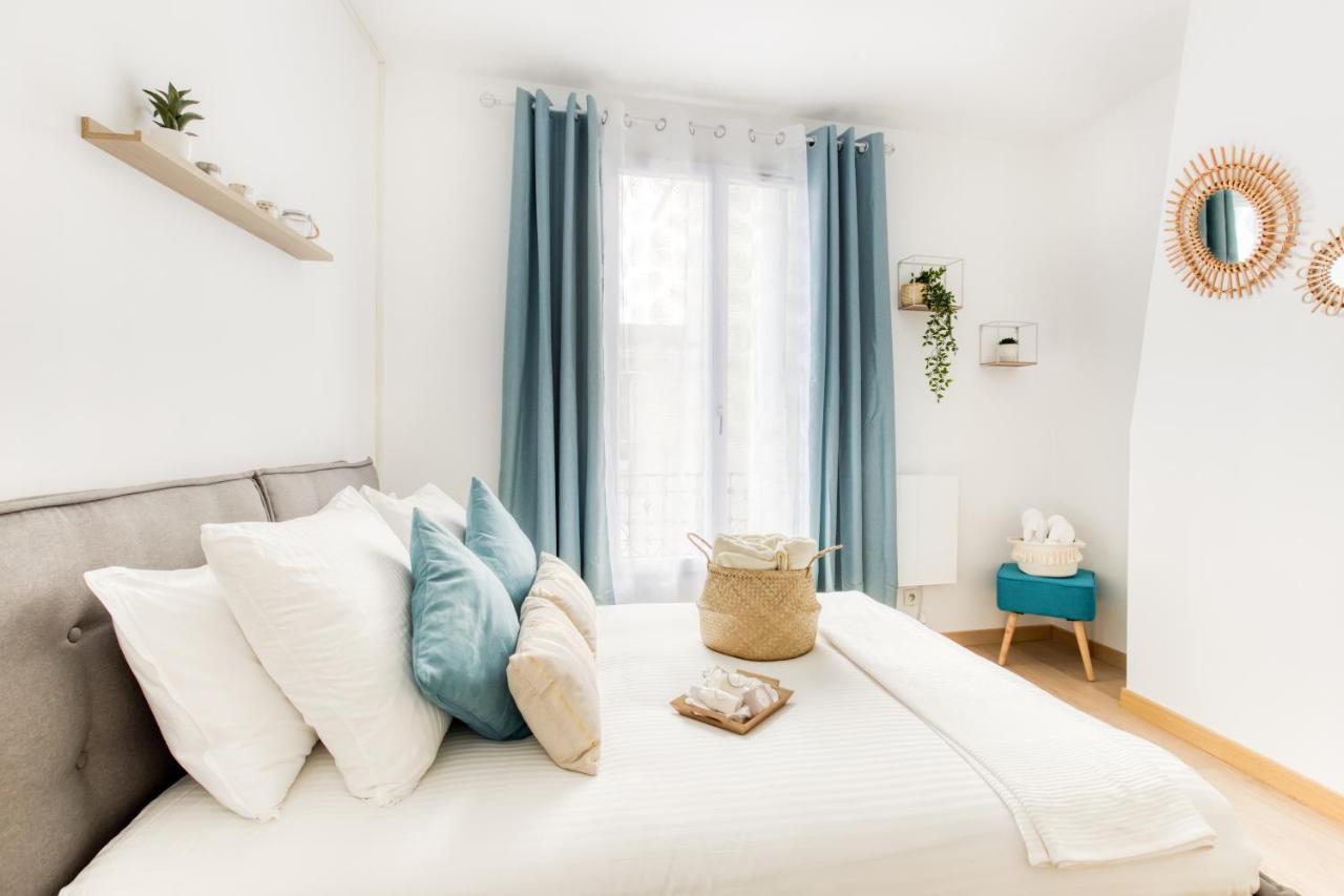 Ferienwohnung Grand Line - Parking- Métro 5 - Easy Check-in - Netflix - Disney Plus Pantin Exterior foto