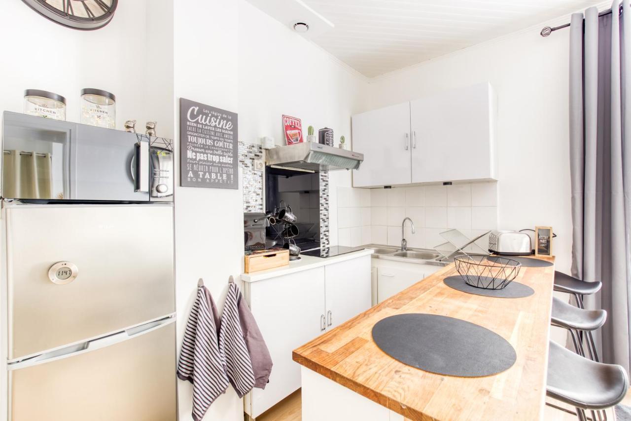 Ferienwohnung Grand Line - Parking- Métro 5 - Easy Check-in - Netflix - Disney Plus Pantin Exterior foto